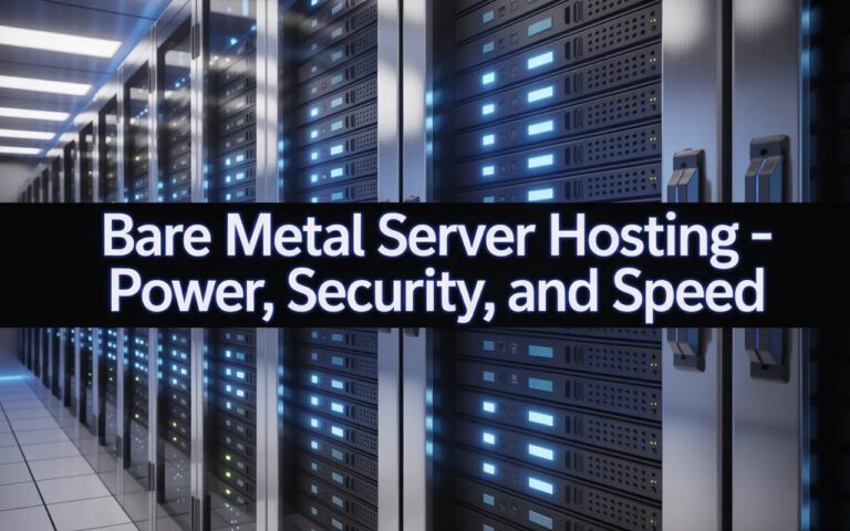 Bare Metal Server Hosting: The Ultimate Solution for Speed, Security, and Stability