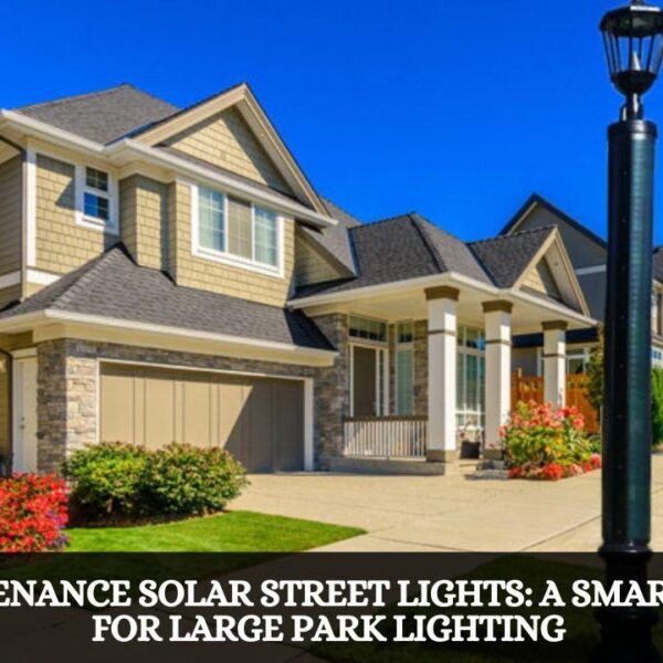 Low-Maintenance Solar Street Lights A Smart Solution for Large Park Lighting