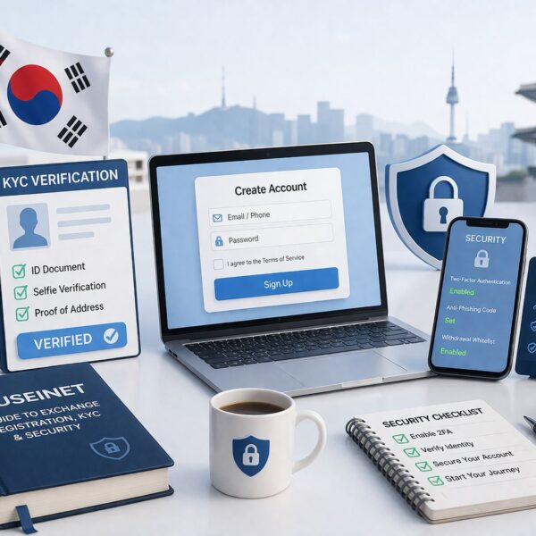 Auseinet Guide: Complete Cryptocurrency Exchange Registration, KYC Verification, and Security Setup for the Korean Market