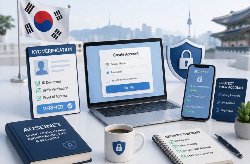 Auseinet Guide: Complete Cryptocurrency Exchange Registration, KYC Verification, and Security Setup for the Korean Market