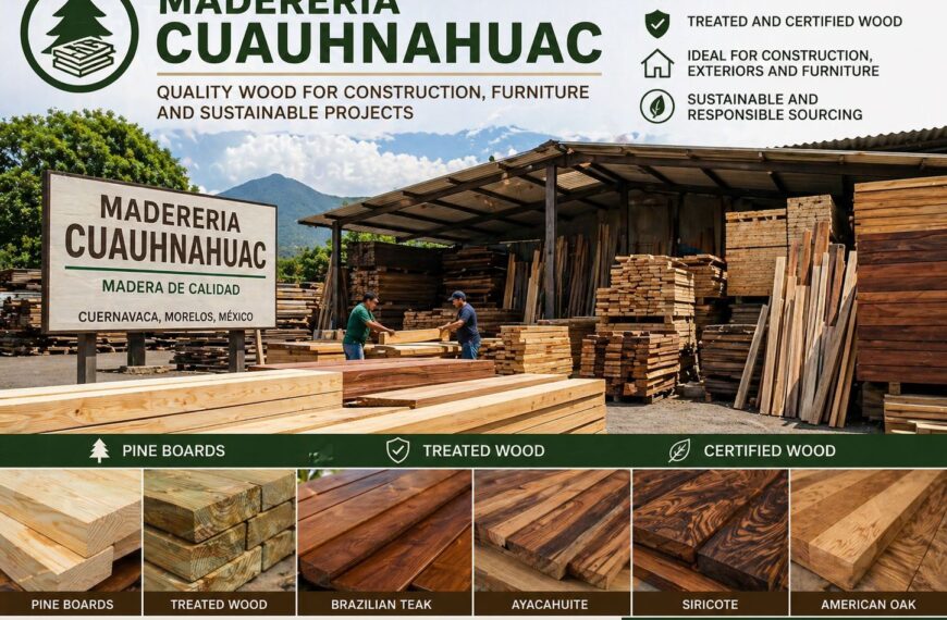 Madereria Cuauhnahuac: Premium Wood Solutions for Construction, Furniture, and Sustainable Projects