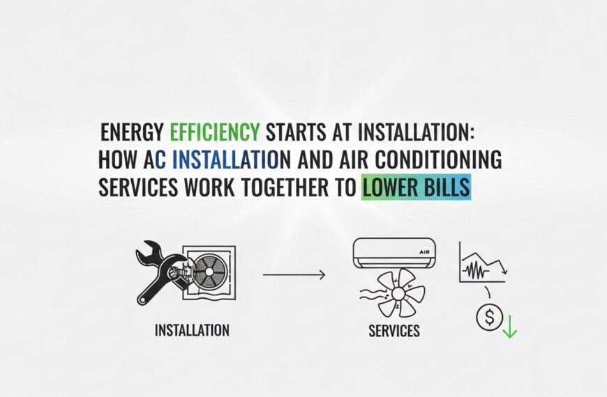 Energy Efficiency Starts at Installation: How AC Installation and Air Conditioning Services Work Together to Lower Bills